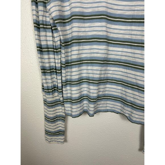 Veronica Beard Mason Longsleeve Stripe Baseball Tee Sz Medium *Flaw* - Picture 4 of 9